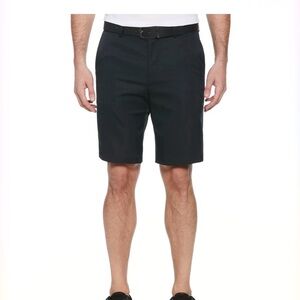 Callaway Men's Black Flat Front Golf Shorts
